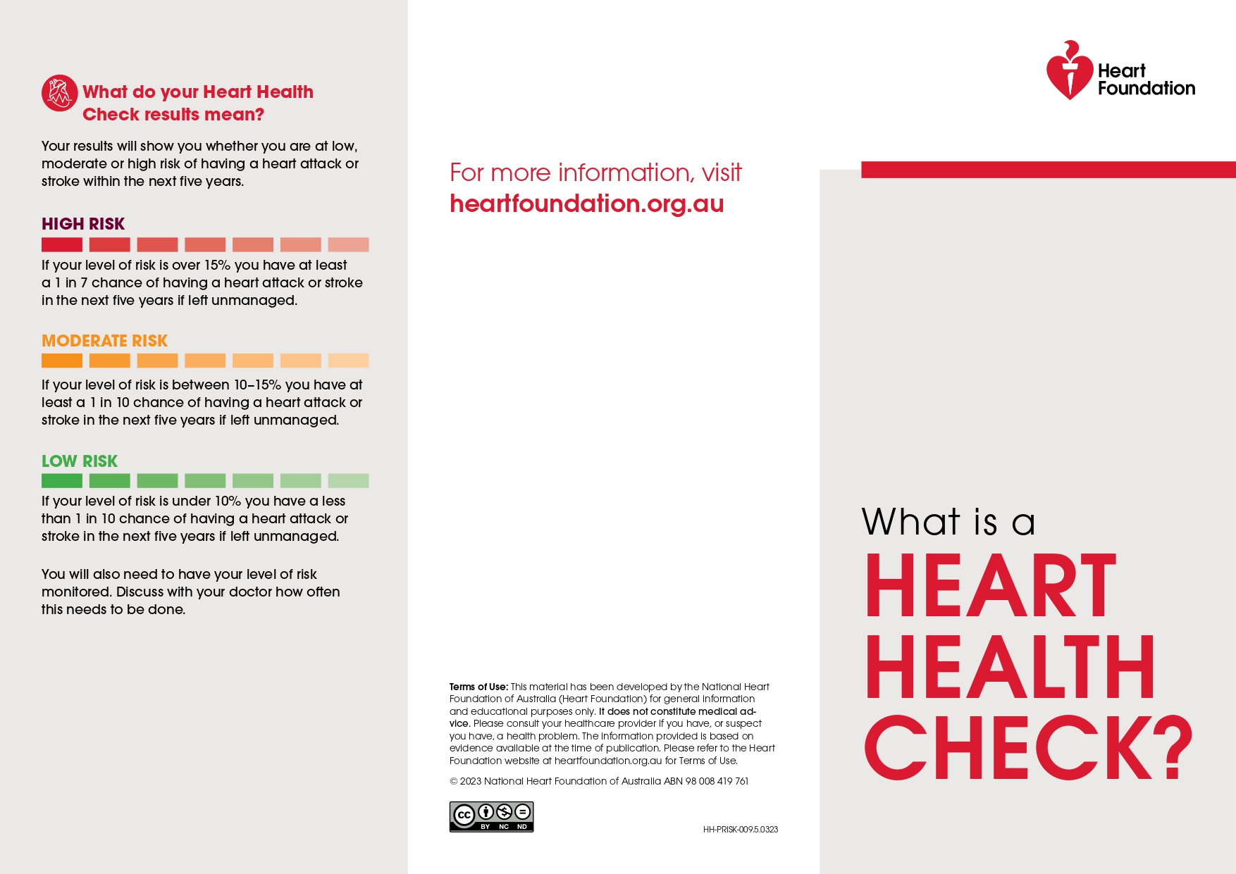 What is a heart health check?